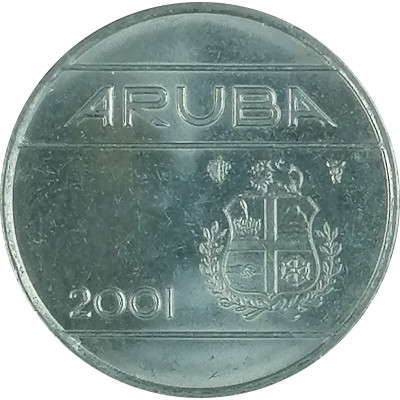10 центов 2001 Аруба из оборота