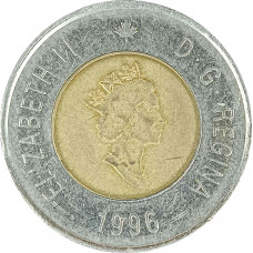 2 доллара 1996 Канада XF
