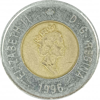2 доллара 1996 Канада XF