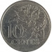 10 центов 2005 Тринидад и Тобаго из оборота