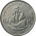 10 центов 2004 Восточные Карибы из оборота 10 центов 2004 Восточные Карибы из оборота