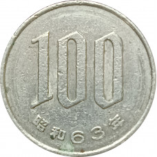 100 йен 1988 Япония из оборота