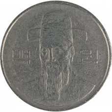 100 вон 1987 Южная Корея из оборота