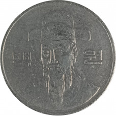 100 вон 1991 Южная Корея из оборота