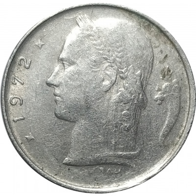 1 франк 1972 Бельгия из оборота 1 франк 1972 Бельгия из оборота
