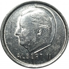 1 франк 1996 Бельгия из оборота
