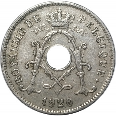 10 сантимов 1920 Бельгия из оборота 10 сантимов 1920 Бельгия из оборота