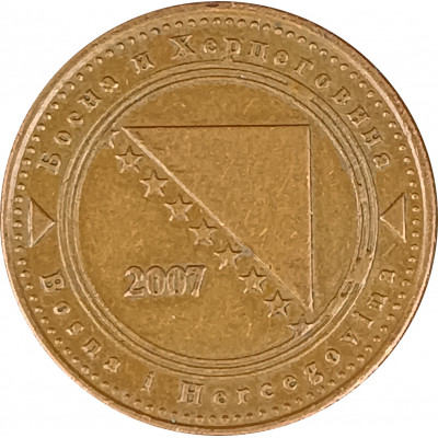 20 фенингов 2007 Босния и Герцеговина из оборота 20 фенингов 2007 Босния и Герцеговина из оборота