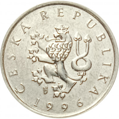 1 крона 1996 Чехия из оборота