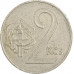 2 кроны 1972 Чехословакия из оборота