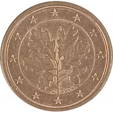 1 евроцент 2002 Германия D из оборота
