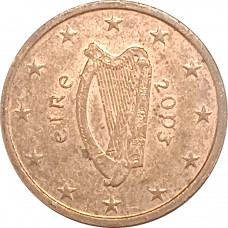 2 евроцента 2003 Ирландия из оборота