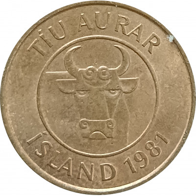 10 эйре 1981 Исландия XF