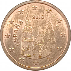 5 евроцентов 2018 Испания из оборота