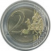 2 евро 2023 Италия 100 лет военной авиации Италии UNC