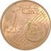 1 евроцент 2005 Нидерланды из оборота