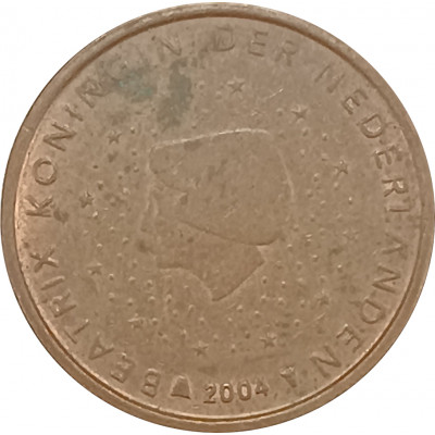 2 евроцента 2004 Нидерланды из оборота