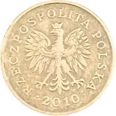 1 грош 2010 Польша из оборота