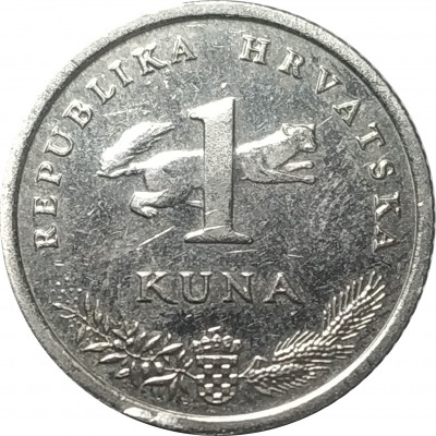 1 куна 2009 Хорватия из оборота 1 куна 2009 Хорватия из оборота