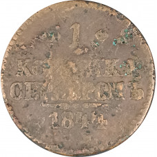 1 копейка 1844 Николай 1 (№2) VG 1 копейка 1844 Николай 1 (№2) VG