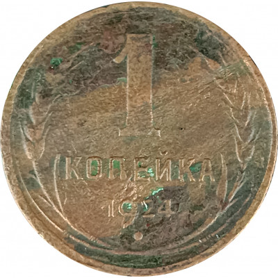 1 копейка 1924 (№16) VG