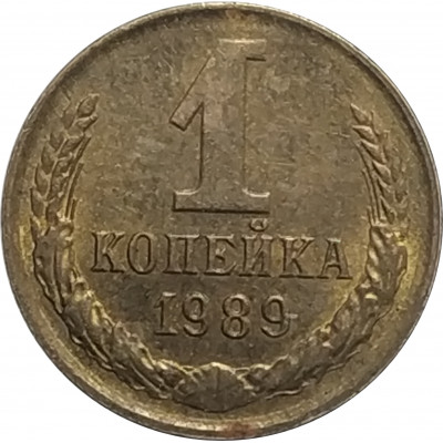 1 копейка 1989 СССР VF