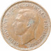 1 пенни 1938 Великобритания из оборота