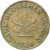 10 пфеннигов 1949 Германия J из оборота