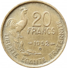 20 франков 1952 Франция B из оборота