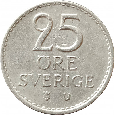 25 эре 1960 Швеция из оборота