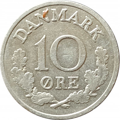 10 эре 1961 Дания из оборота 10 эре 1961 Дания из оборота