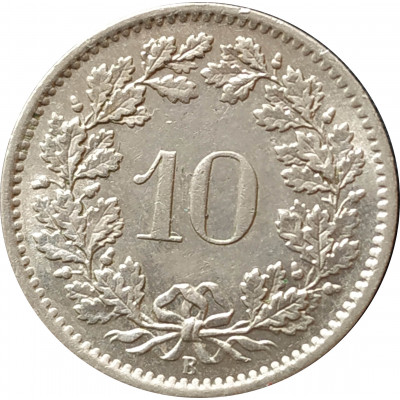 10 раппенов 1965 Швейцария B из оборота