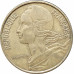 20 сантимов 1967 Франция из оборота