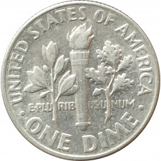 1 дайм 1969 США D из оборота