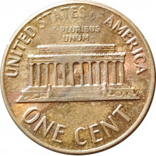 1 цент 1972 США D из оборота