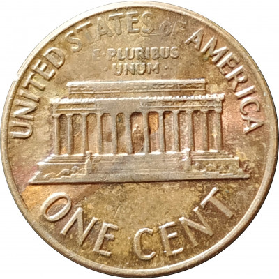 1 цент 1972 США D из оборота 1 цент 1972 США D из оборота