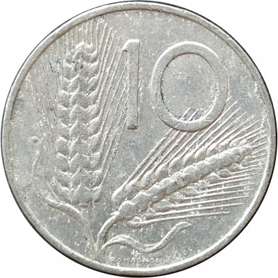10 лир 1972 Италия из оборота