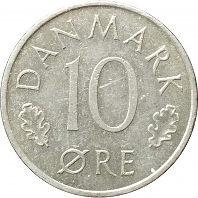 10 эре 1973 Дания из оборота