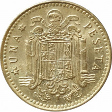 1 песета 1975 Испания 79 из оборота