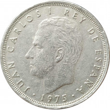 25 песет 1975 Испания 80 из оборота