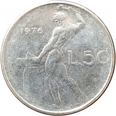50 лир 1976 Италия из оборота