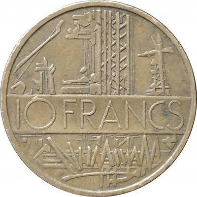 10 франков 1979 Франция из оборота 10 франков 1979 Франция из оборота