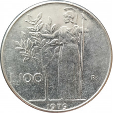 100 лир 1979 Италия из оборота