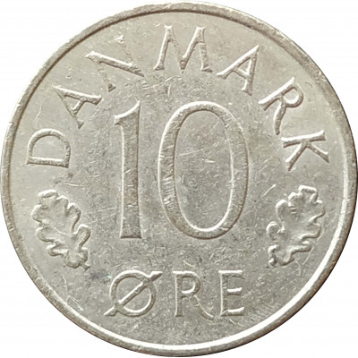 10 эре 1981 Дания из оборота