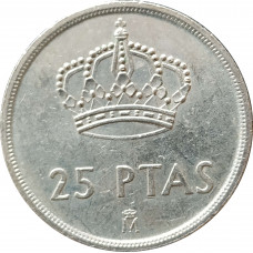 25 песет 1982 Испания из оборота