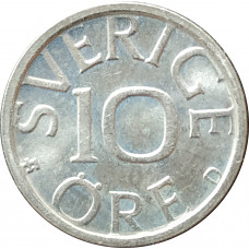 10 эре 1990 Швеция из оборота