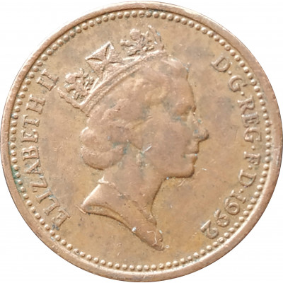 1 пенни 1992 Великобритания из оборота 1 пенни 1992 Великобритания из оборота