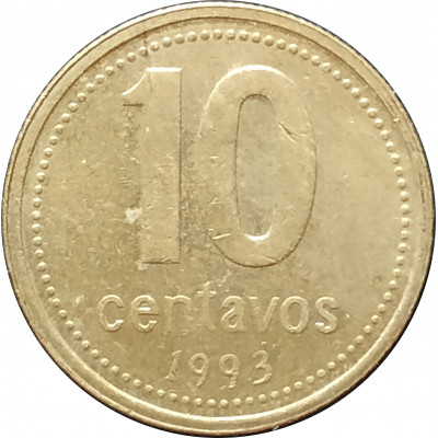 10 сентаво 1993 Аргентина из оборота 10 сентаво 1993 Аргентина из оборота