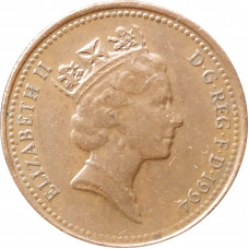 1 пенни 1994 Великобритания из оборота
