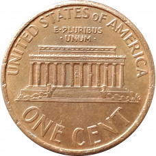 1 цент 1995 США D из оборота